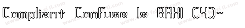 Compliant Confuse 1s BRK1 (4)字体转换